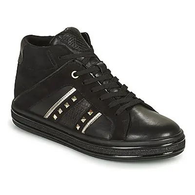 Geox LEELU women's Shoes (High-top Trainers) in Black