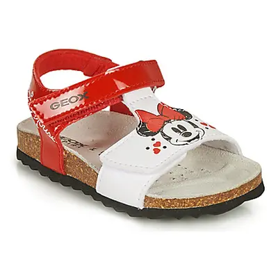 Geox SANDAL CHALKI GIRL girls's Children's Sandals in Red