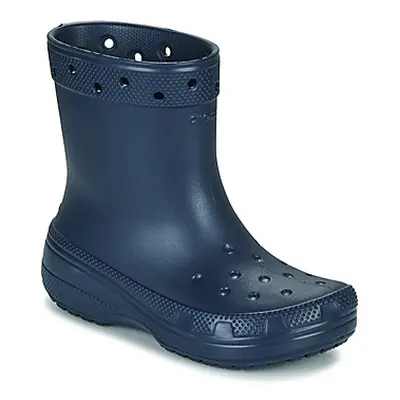 Crocs Classic Rain Boot women's Wellington Boots in Marine