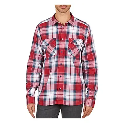 Wesc JOEY men's Long sleeved Shirt in Red