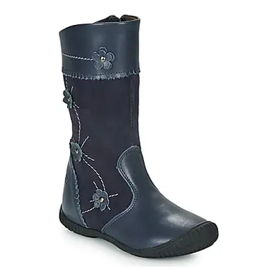 Citrouille et Compagnie AMATIS girls's Children's High Boots in Marine