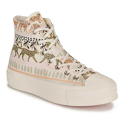 Converse CHUCK TAYLOR ALL STAR LIFT-ANIMAL ABSTRACT women's Shoes (High-top Trainers) in Multico