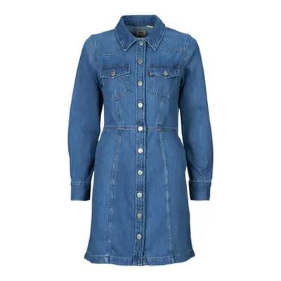 Levis FLYNN WESTERN CORE DRESS women's Dress in Blue