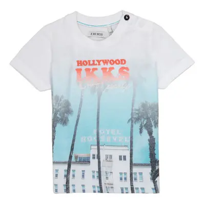 Ikks JOSIANE boys's Children's T shirt in Multicolour