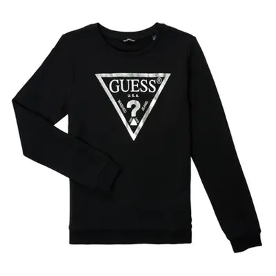 Guess SINENA girls's Children's Sweatshirt in Black