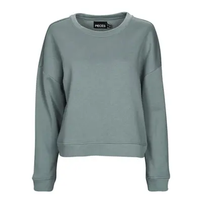 Pieces PCCHILLI LS SWEAT women's Sweatshirt in Green