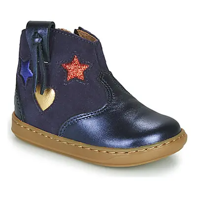 Shoo Pom BOUBA WEST girls's Children's Low Ankle Boots in Blue