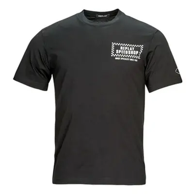 Replay M6699 men's T shirt in Black