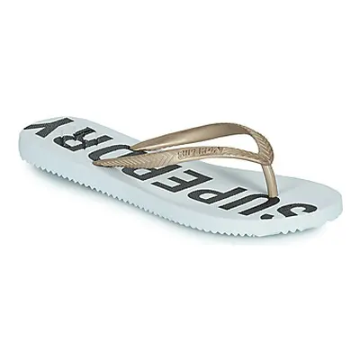 Superdry Code Essential Flip Flop women's Flip flops / Sandals (Shoes) in White