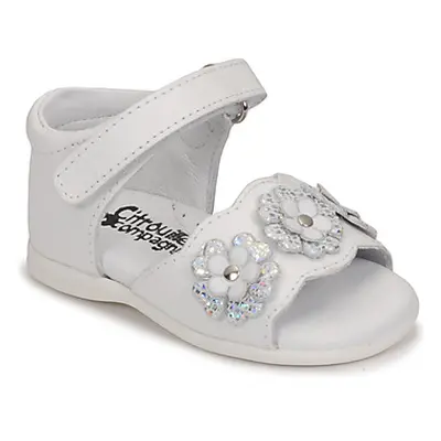 Citrouille et Compagnie NEW 18 girls's Children's Sandals in White