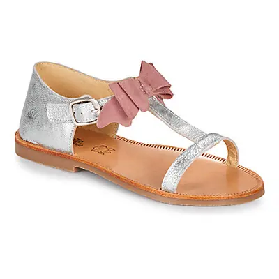 Citrouille et Compagnie MELINDA girls's Children's Sandals in Silver