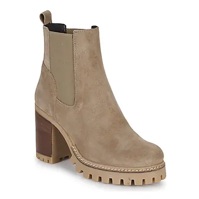 Sweet Lemon Pell women's Low Ankle Boots in Beige