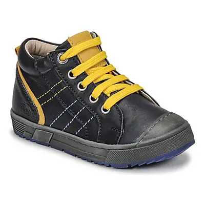 Aster BARNA boys's Children's Shoes (High-top Trainers) in Blue