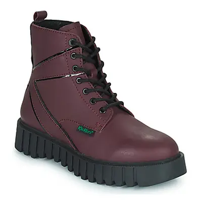 Kickers KICK FABULOUS women's Mid Boots in Bordeaux