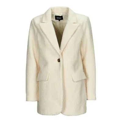 Only ONLPIPER BOSTON BLAZER CC OTW women's Coat in Beige