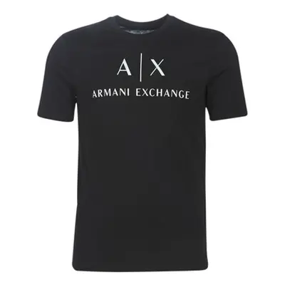 Armani Exchange 8NZTCJ men's T shirt in Black