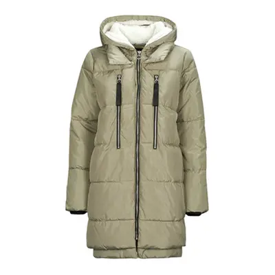 Only ONLNEWNORA LONG PUFFER COAT CC OTW women's Jacket in Beige