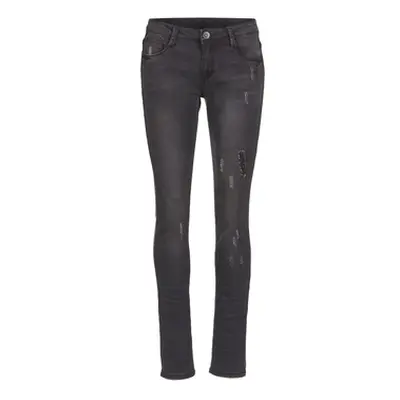 Yurban IETOULETTE women's Skinny Jeans in Black