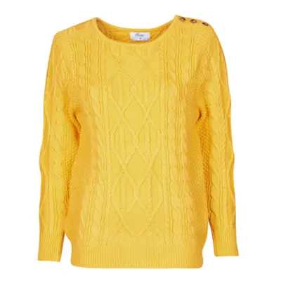 Betty London JEDRO women's Sweater in Yellow