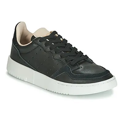 Adidas SUPERCOURT J boys's Children's Shoes (Trainers) in Black