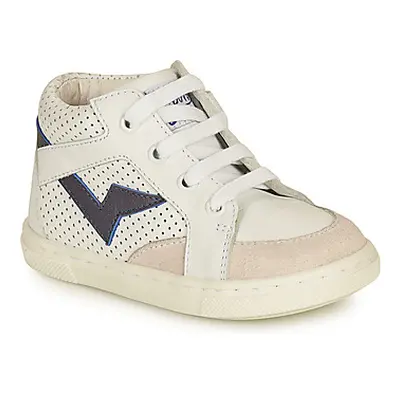 GBB HEDDY boys's Children's Shoes (High-top Trainers) in White