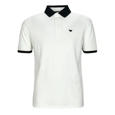 Emporio Armani 3R1F70 men's Polo shirt in White