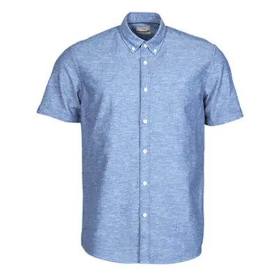 Esprit COO co/lin ssl men's Short sleeved Shirt in Blue