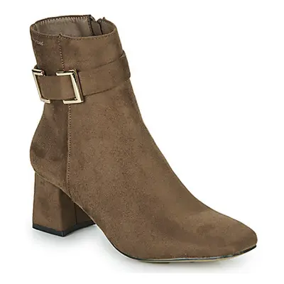 Moony Mood VERONICA women's Low Ankle Boots in Brown