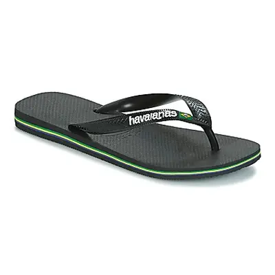 Havaianas BRAZIL LOGO men's Flip flops / Sandals (Shoes) in Black