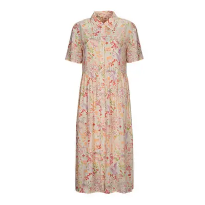 Levis RHIANNON SS DRESS women's Long Dress in Multicolour