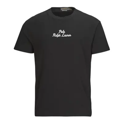 Polo Ralph Lauren T-SHIRT AJUSTE EN COTON POLO RALPH LAUREN CENTER men's T shirt in Black