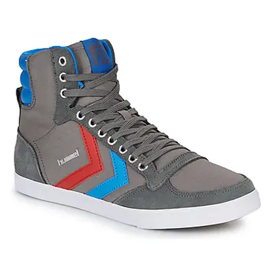 Hummel SLIMMER STADIL HIGH men's Shoes (High-top Trainers) in Grey