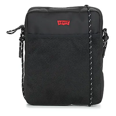 Levis DUAL STRAP NORTH-SOUTH CROSSBODY men's Pouch in Black