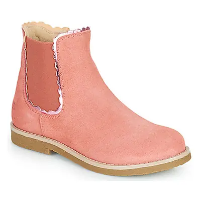 Citrouille et Compagnie PRAIRIE girls's Children's Mid Boots in Pink