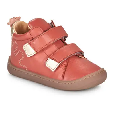 Easy Peasy MY FLEXOO VELCRO girls's Children's Shoes (High-top Trainers) in Pink