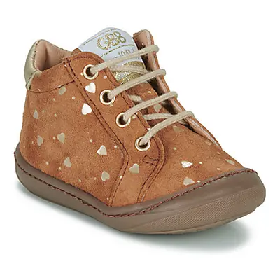 GBB LANINOU girls's Children's Shoes (High-top Trainers) in Brown