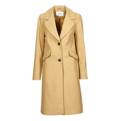 Only ONLLOUIE women's Coat in Brown