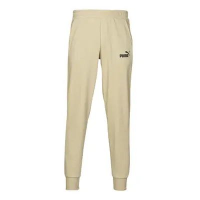 Puma ESS LOGO PANTS men's Sportswear in Beige