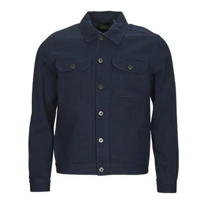 Lyle & Scott TRUCKER JACKET men's Jacket in Marine