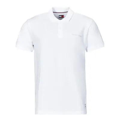 Tommy Jeans TJM REG CLASSIC POLO men's Polo shirt in White