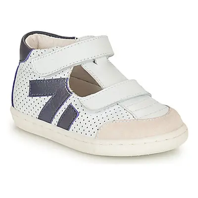 GBB SAMBO boys's Children's Shoes (High-top Trainers) in White