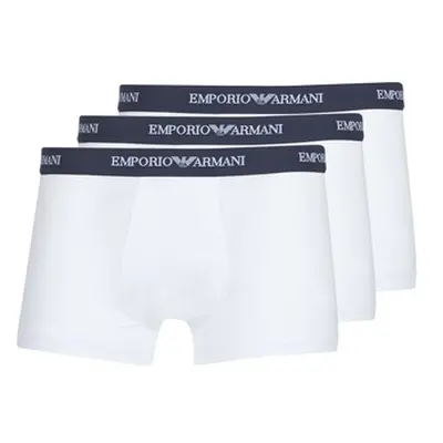 Emporio Armani CC717-PACK DE 3 men's Boxer shorts in White