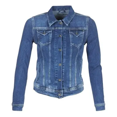 Pepe jeans THRIFT women's Denim jacket in Blue