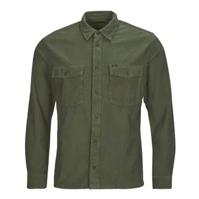 Lee CHETOPA SHIRT men's Long sleeved Shirt in Kaki