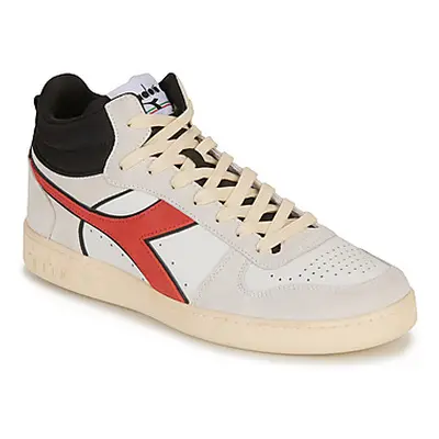 Diadora MAGIC BASKET DEMI CUT SUEDE LEATHER men's Shoes (High-top Trainers) in White