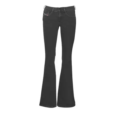 Diesel EBBEY women's Bootcut Jeans in Black