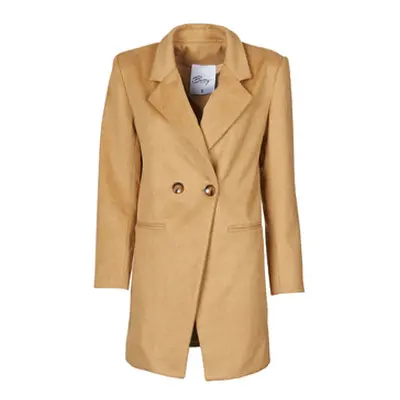 Betty London LORDLY women's Coat in Beige