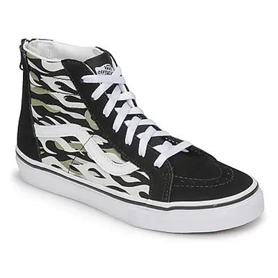 Vans UY SK8-Hi Zip boys's Children's Shoes (High-top Trainers) in Black