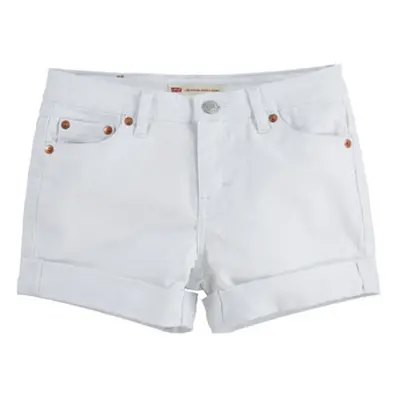 Levis 4E4536-001 girls's Children's shorts in White