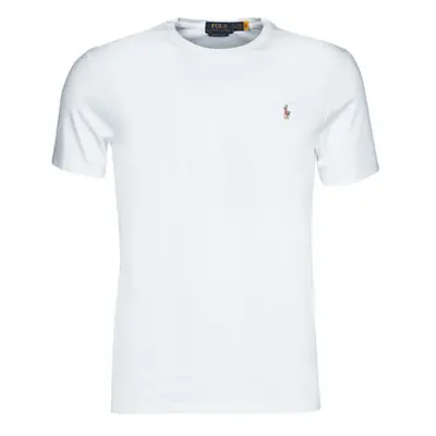 Polo Ralph Lauren T-SHIRT AJUSTE COL ROND EN PIMA COTON LOGO PONY PLAYER MULTICOLO men's T shirt